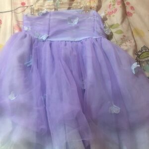 Forever 21 Strapless Purple Dress